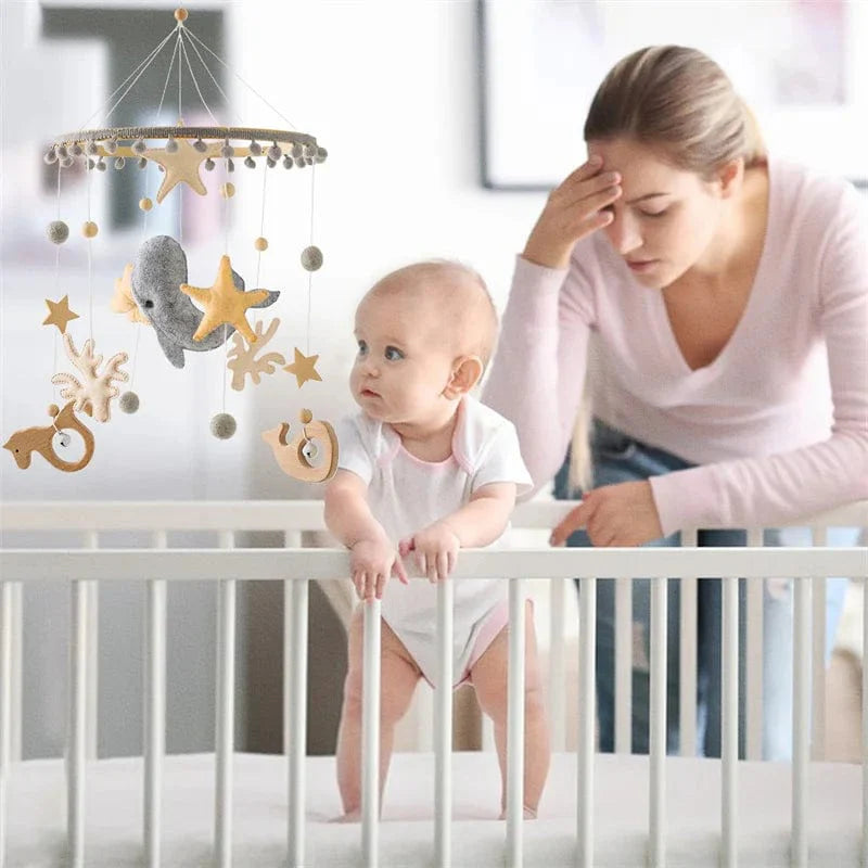 Infant crib mobiles