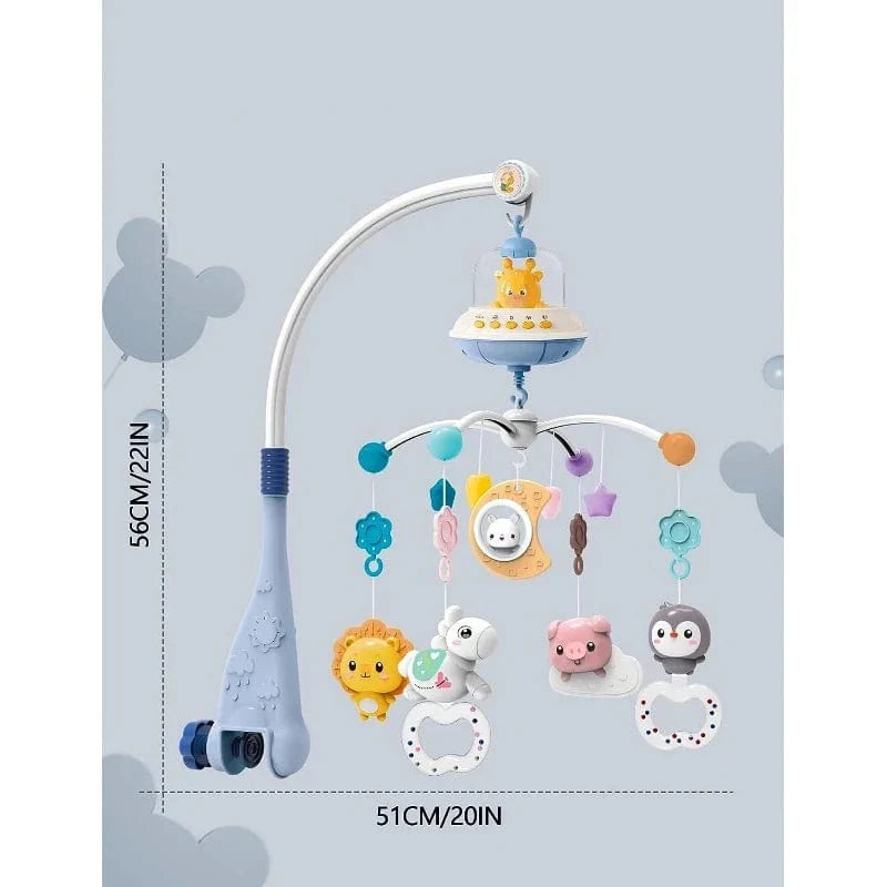 baby mobile for crib with lights and music