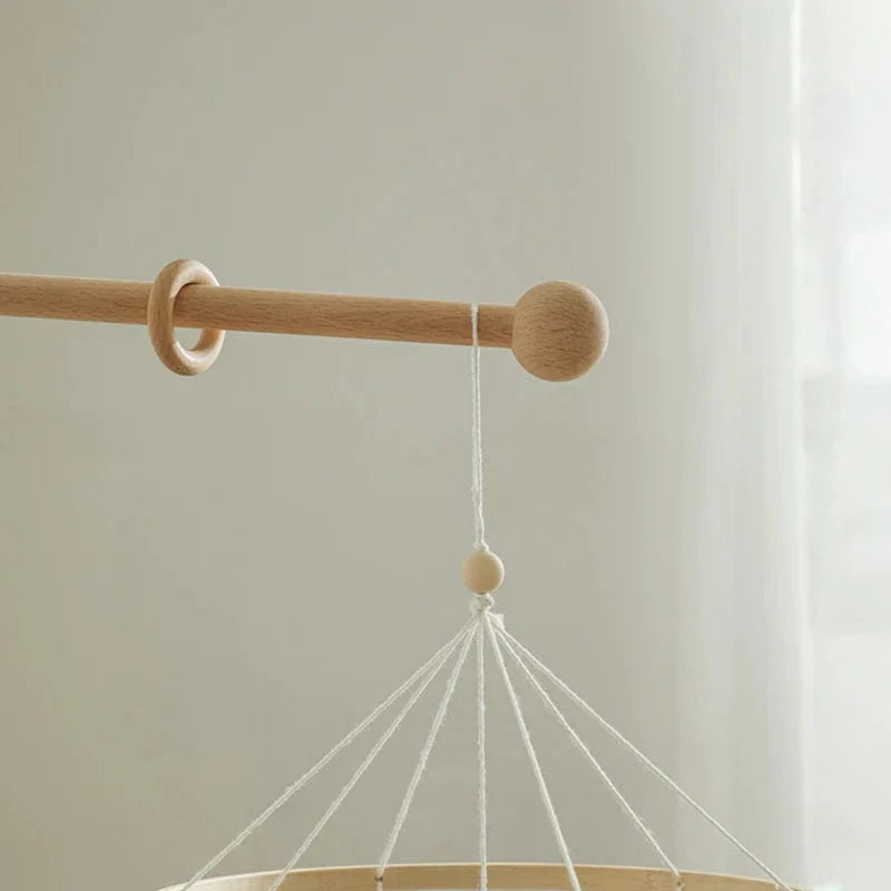 Crib mobile arm