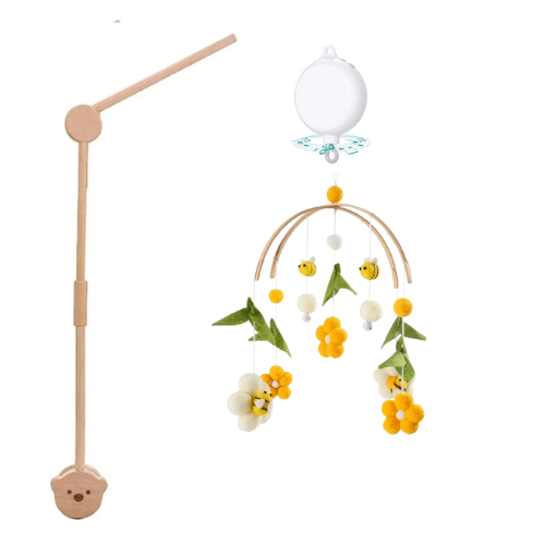Bee crib mobile