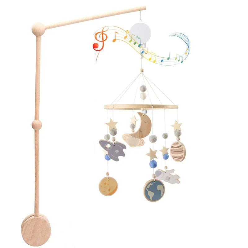 Musical crib mobile