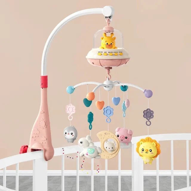 baby mobile for crib with lights and music