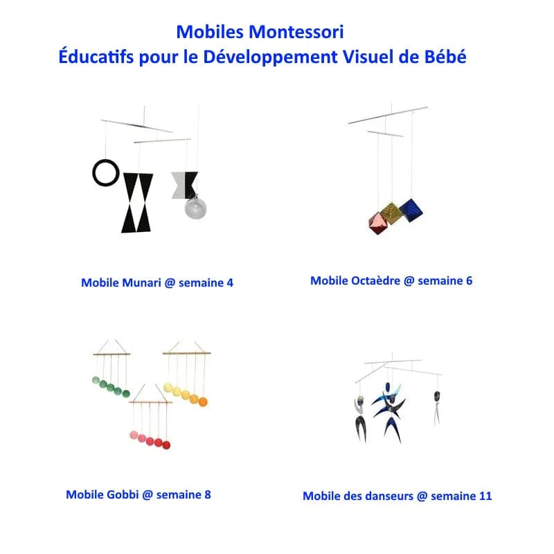 Set of 4 Montessori Mobiles