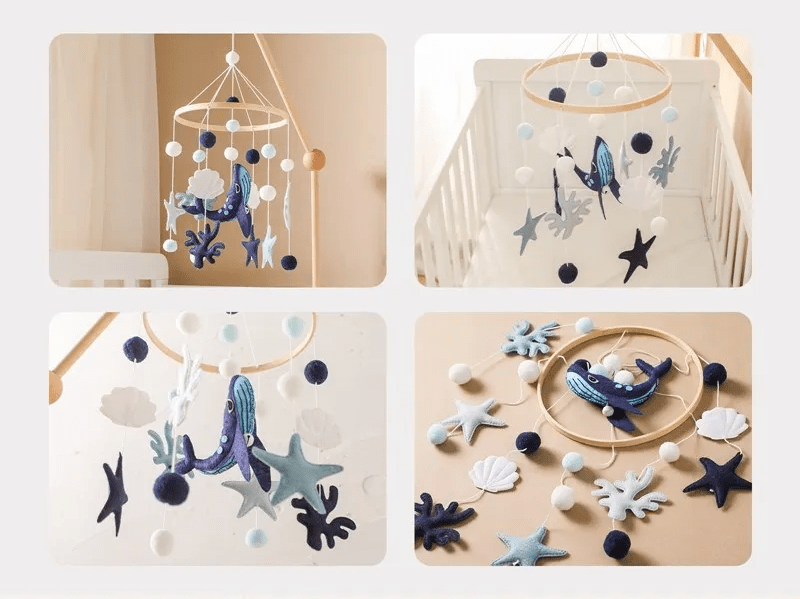 Infant crib mobiles