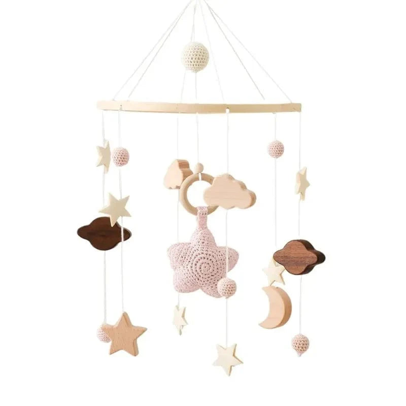 Baby crib mobile girl