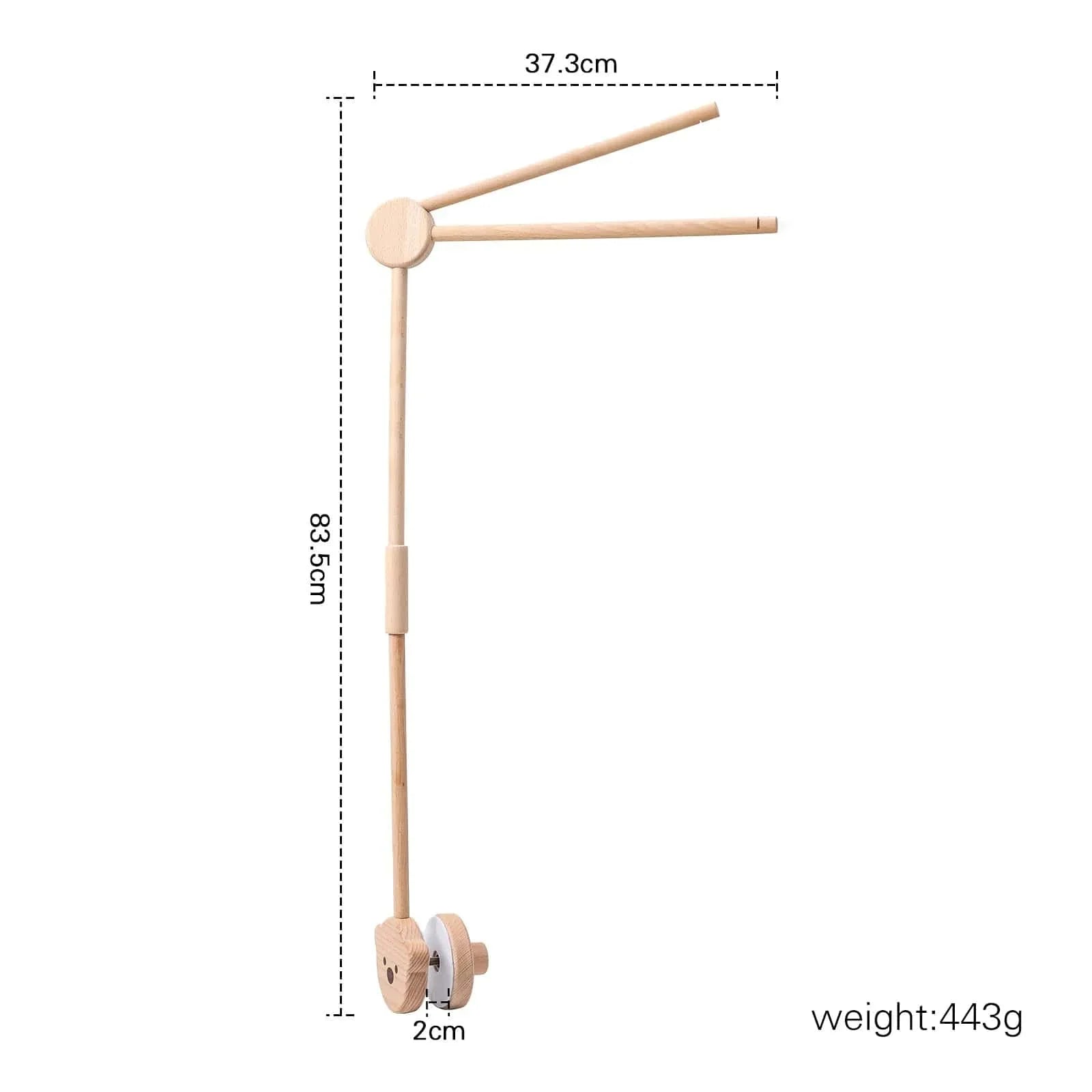 Baby crib mobile girl