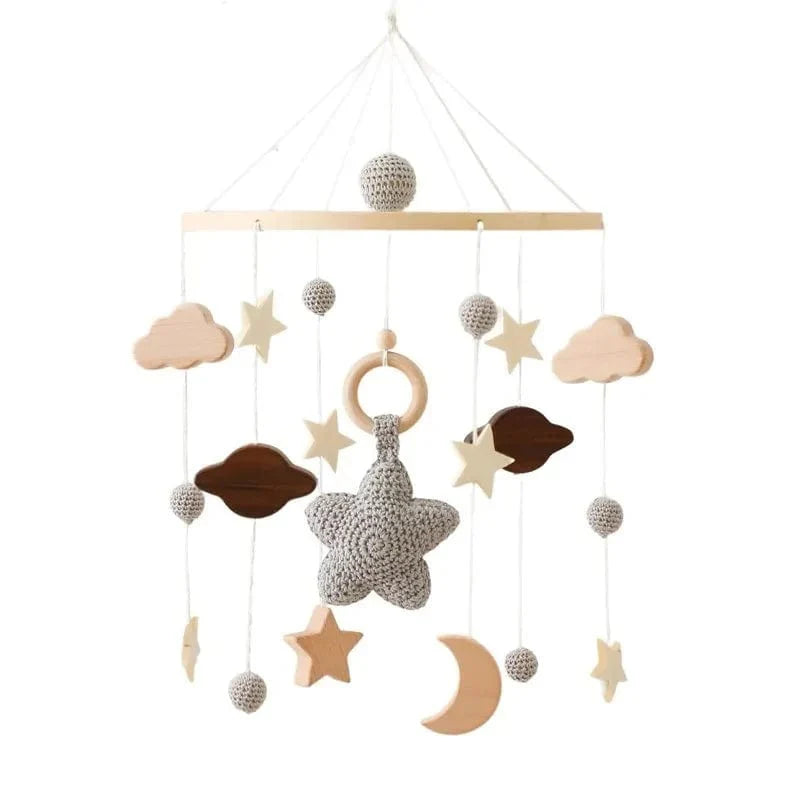 Baby crib mobile girl