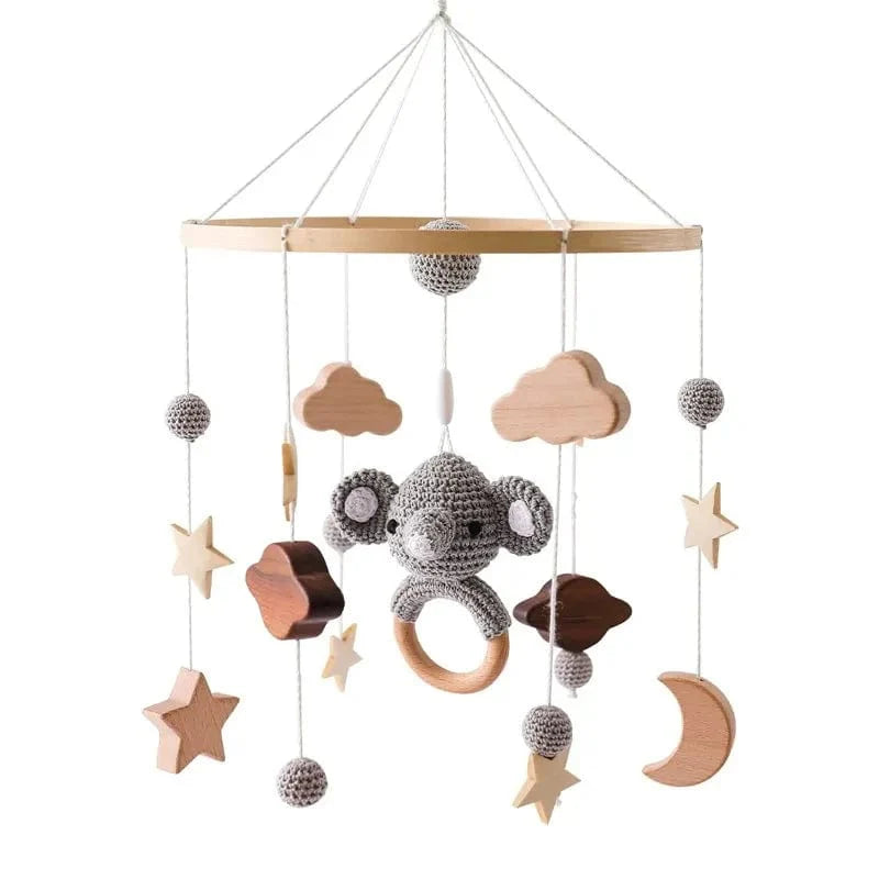 Baby crib mobile girl