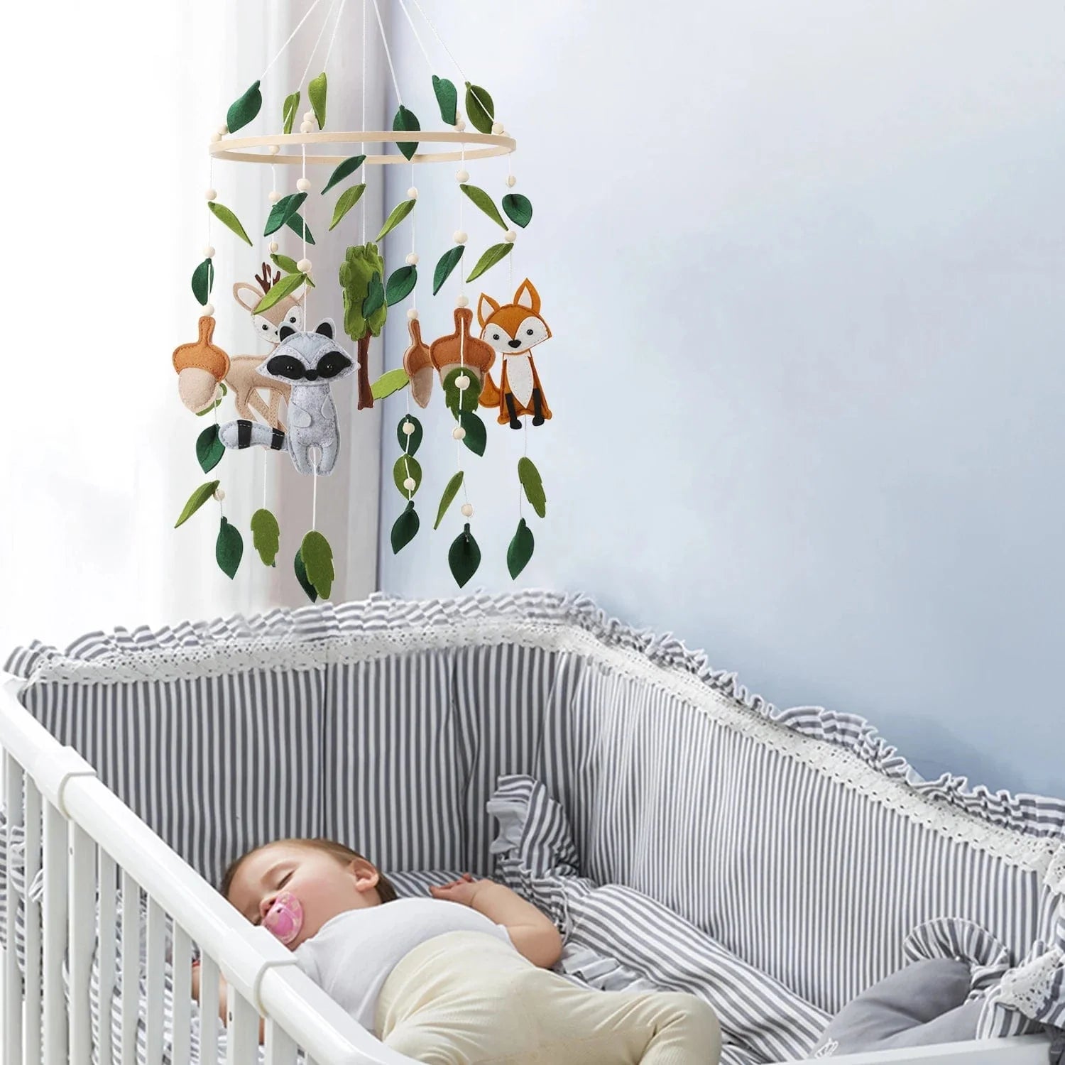 Animal crib mobile