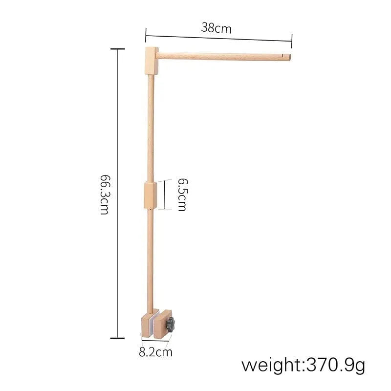 Arm for crib mobile