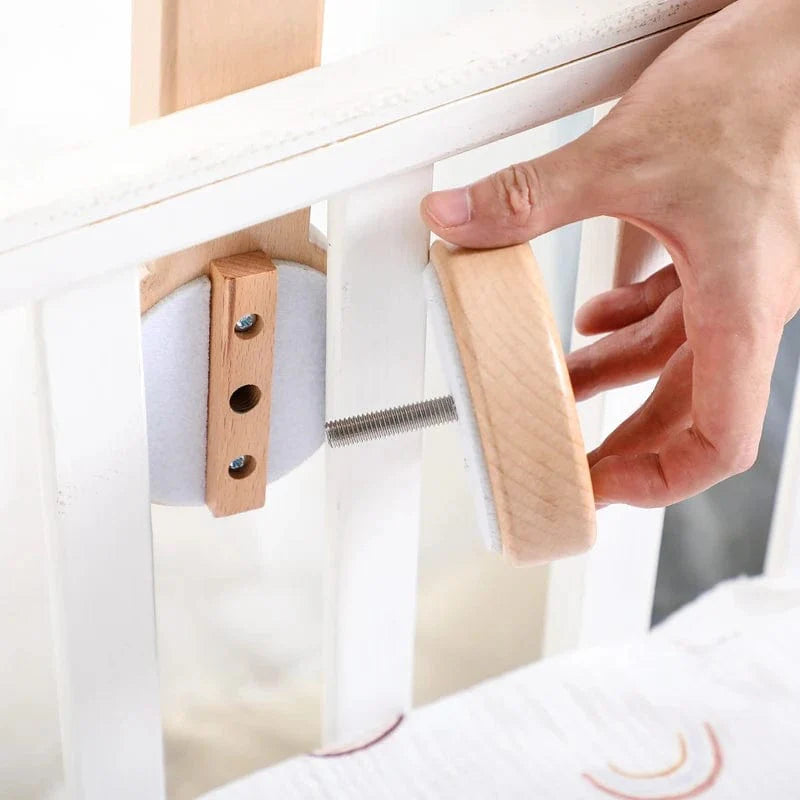 Arm for crib mobile